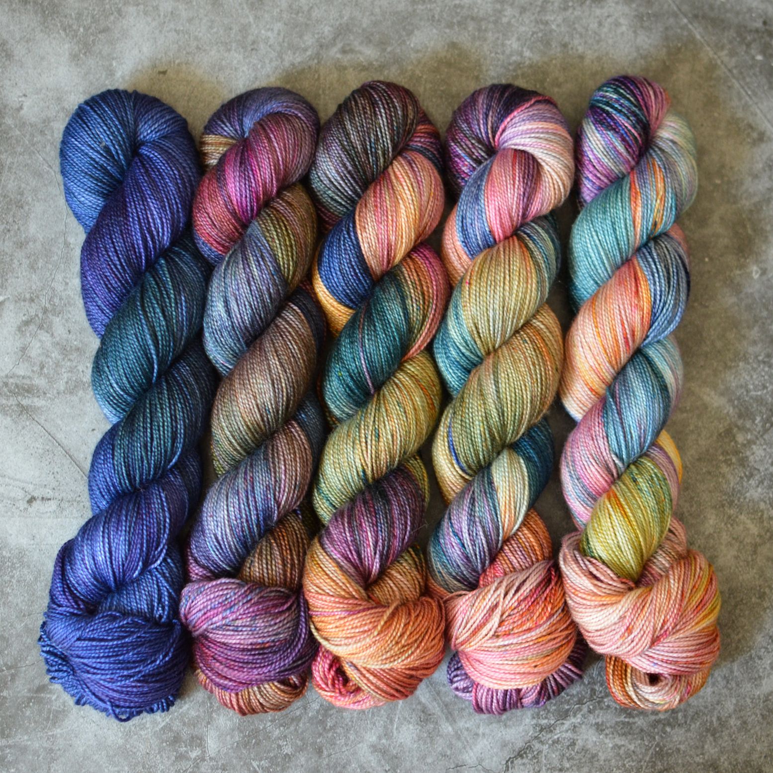 Fade set - Bronze - merino silk
