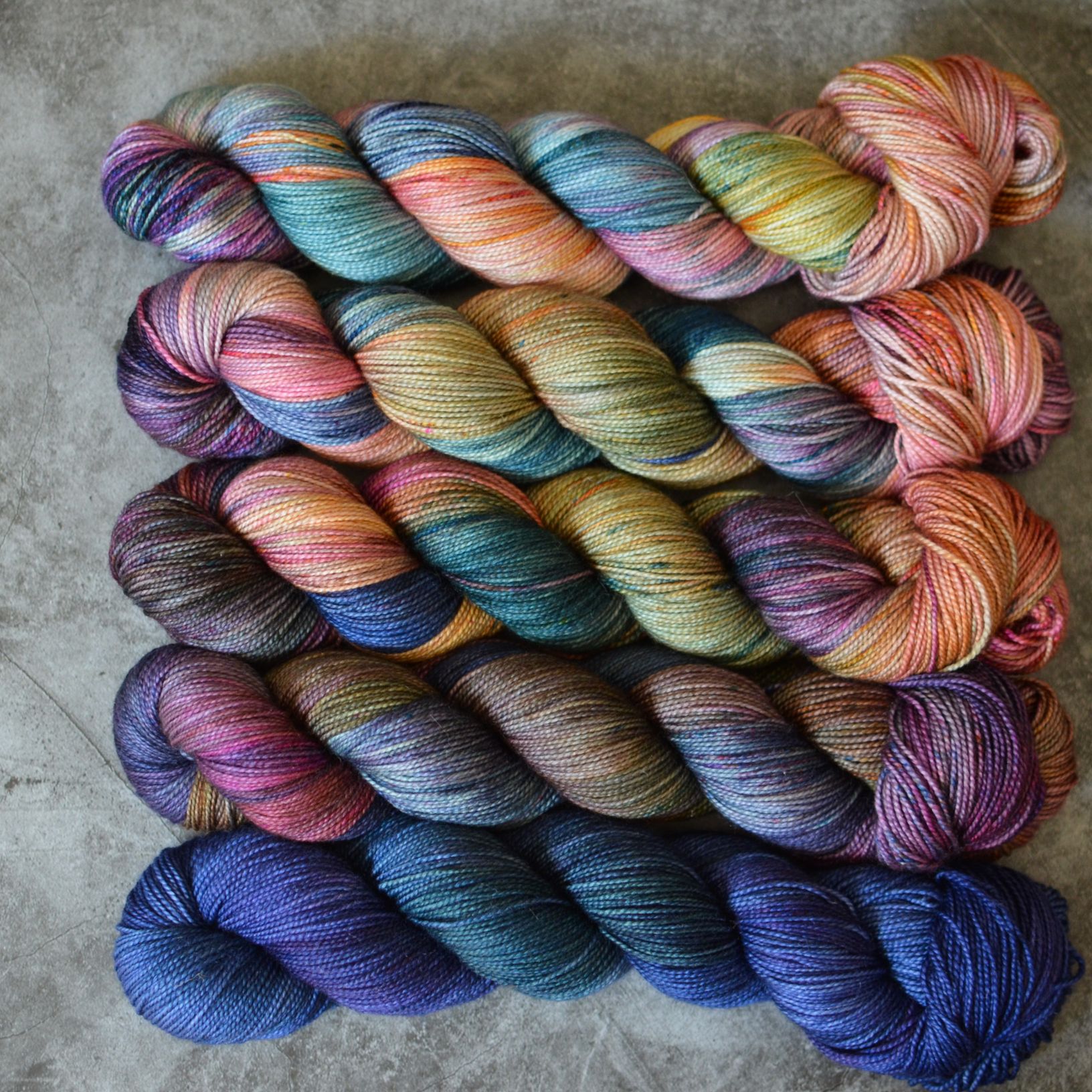 Fade set - GIVERNY - merino silk