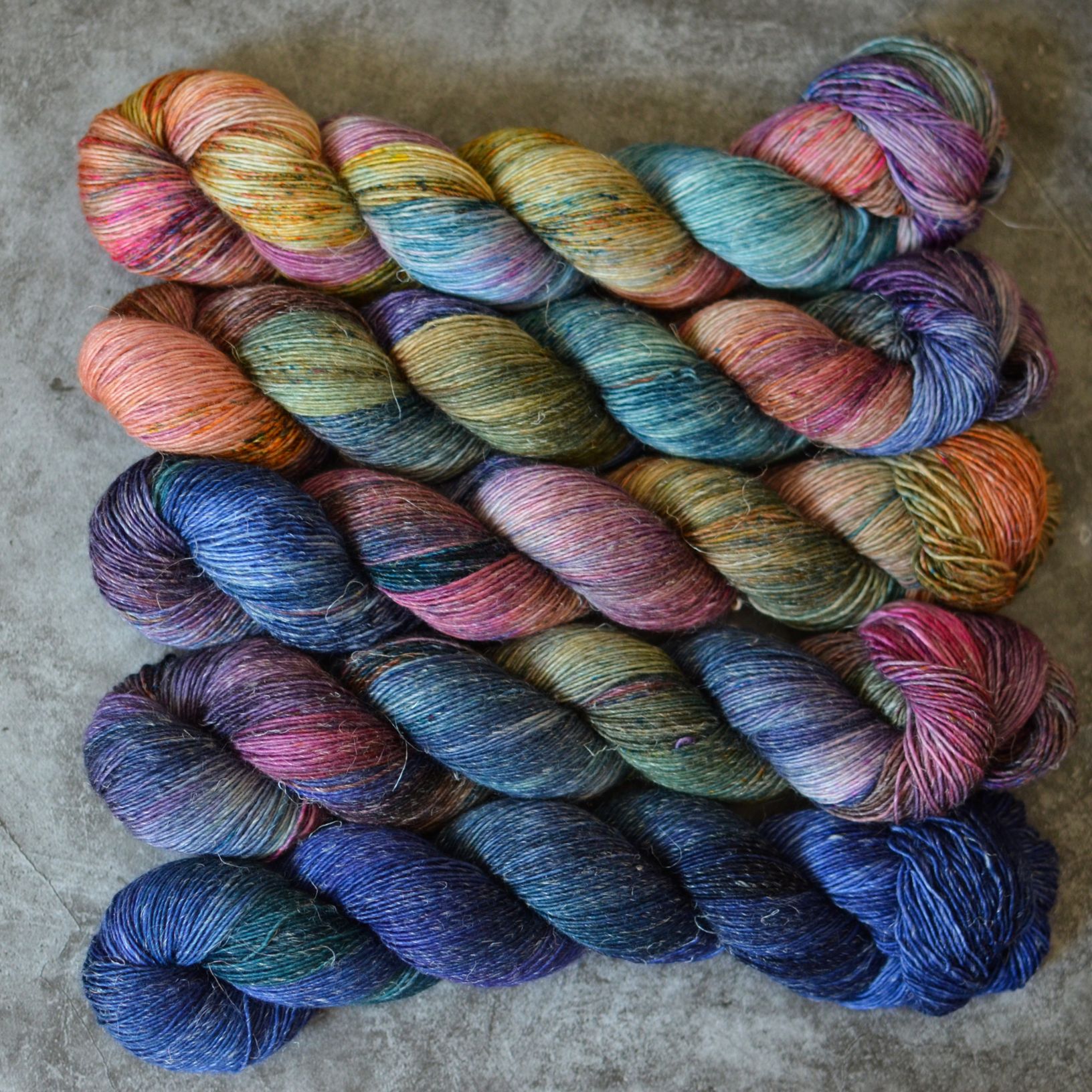 Fade set - GIVERNY - merino linen