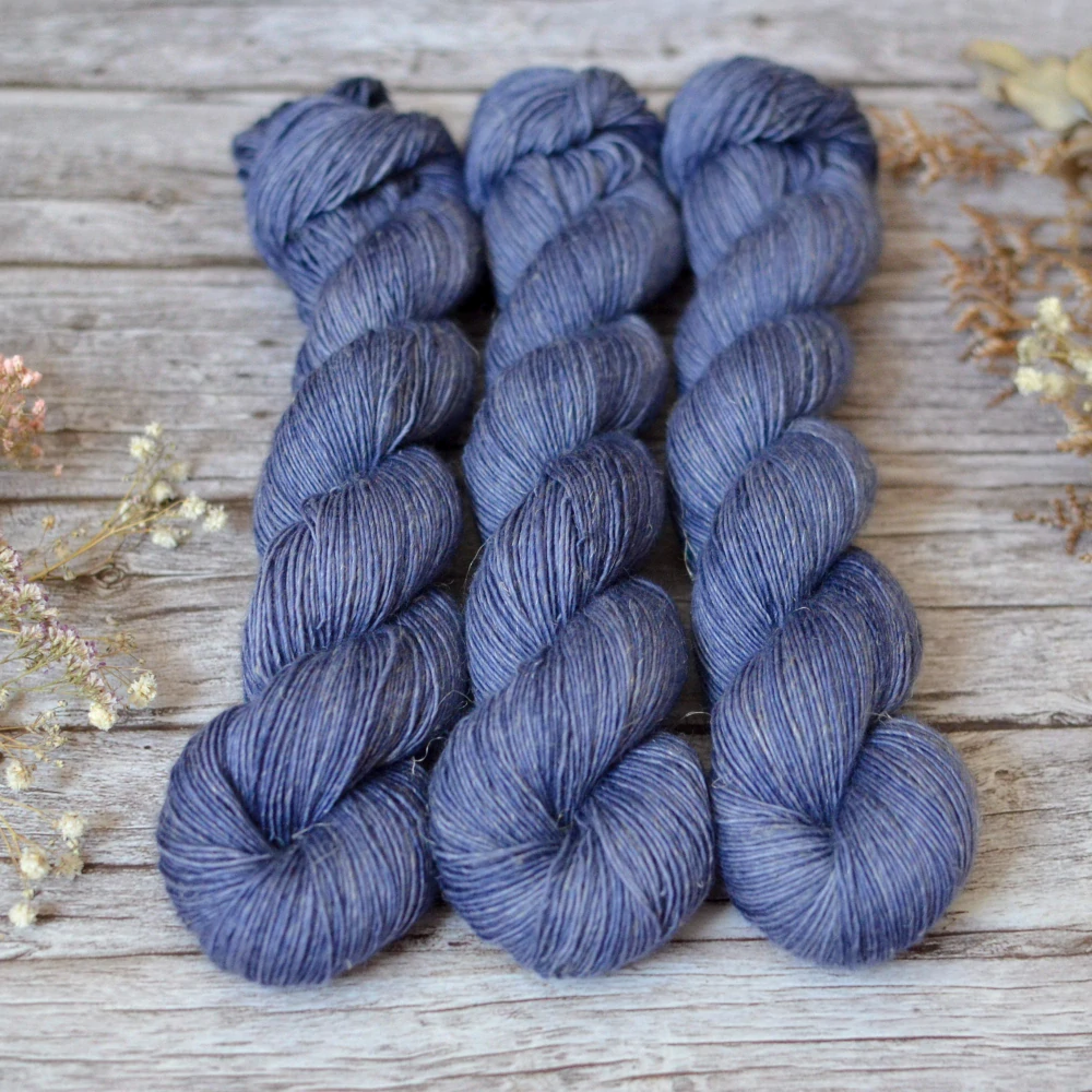 Merino Linen singles - Cornflower