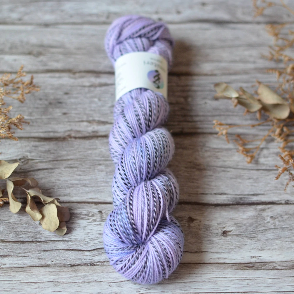 Zebra Sock - Periwinkle Sky
