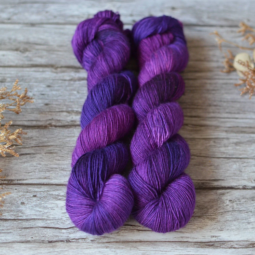 Merino singles - Electric Violet