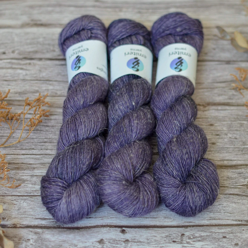 Merino Linen singles - Amethyst Smoke