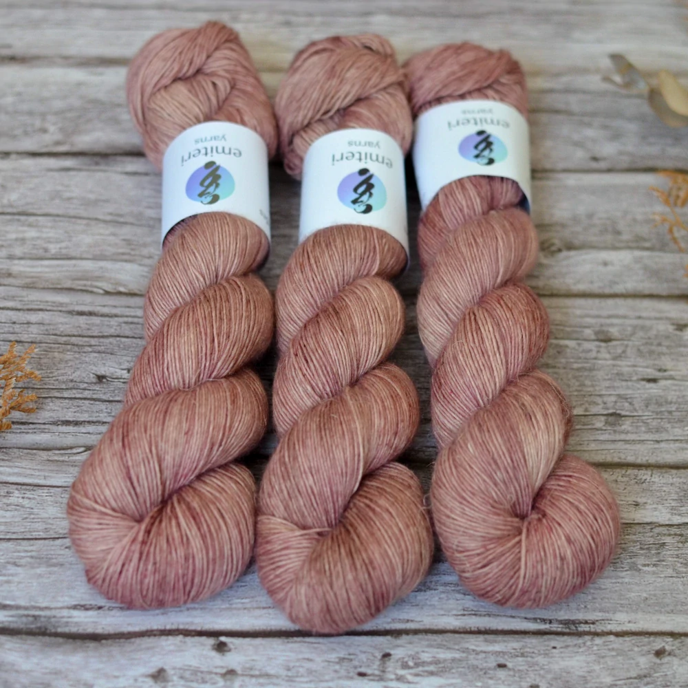 Merino Linen singles - Antique Rose