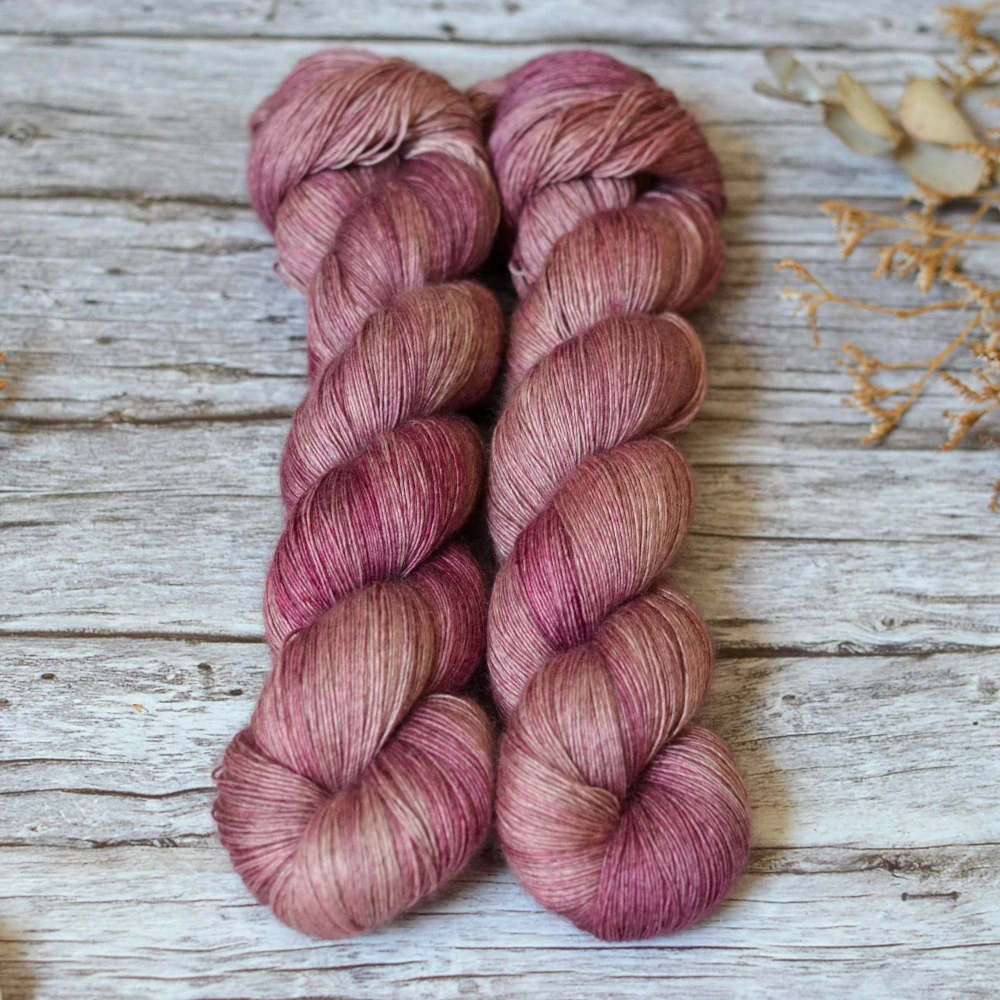 Yak Singles Lace - Blush Heather