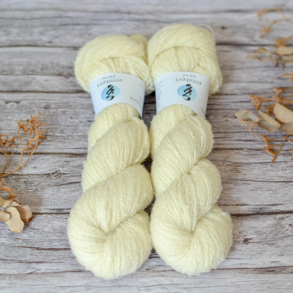 Merino fine bouclé - Natur