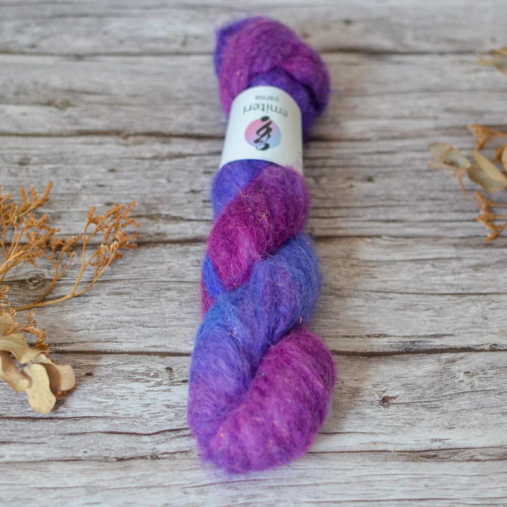 Mermaid Suri Silk - Electric Orchid