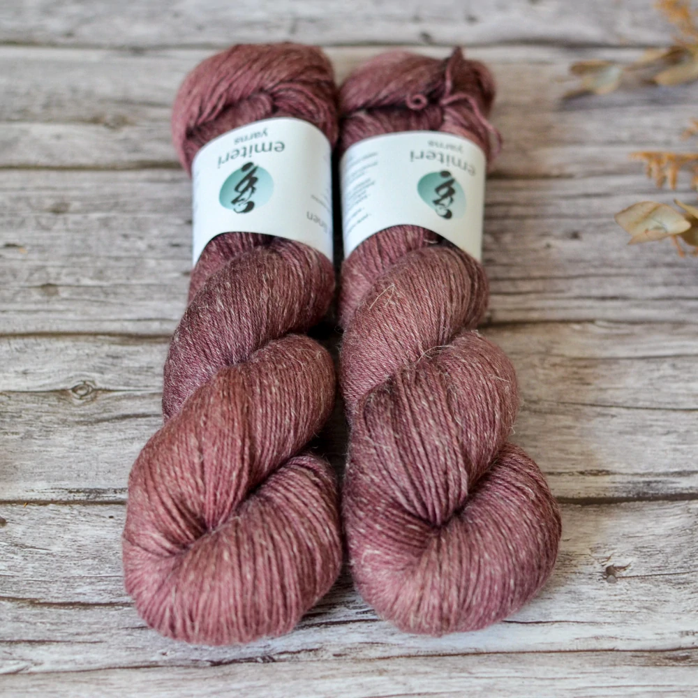 Merino Silk Linen - Tawny Port