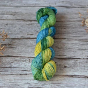 Platinum Sock - Peacock Feather
