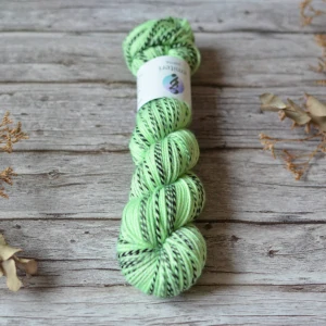 Zebra Sock DK - Mint Glow