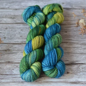 Zebra Sock - Peacock Feather