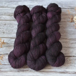 Merino singles - Aubergine