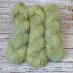 Brushed Suri - Olive Haze