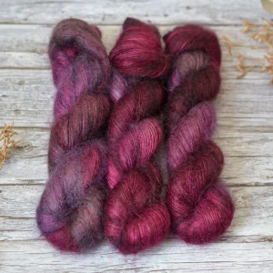 Mohair Silk - Garnet Bloom