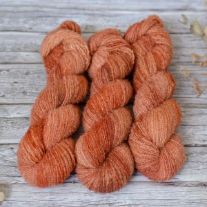 Merino fine bouclé - Terracotta