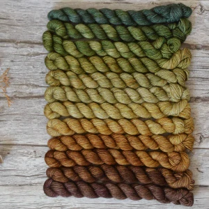 Fade set - Calming Nature - teplá paleta - yak singles minis