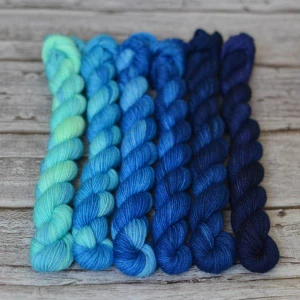 Fade set - Vibrant City - modrá - platinum sock minis
