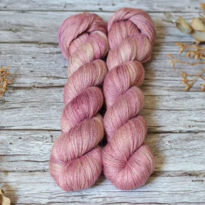 Misty Alpaca Lace - Blush Heather