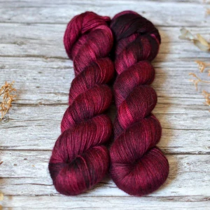 Yak Singles Lace - Dark Peony