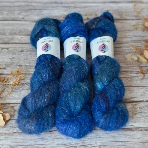 Mermaid Suri Silk - Saphire Ink