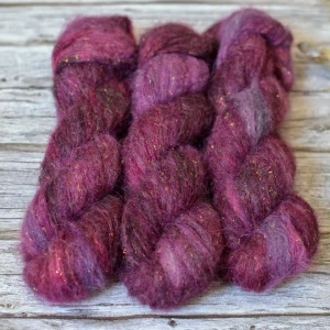 Mermaid Suri Silk - Garnet Bloom