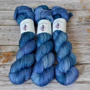 Merino silk 4ply - Moonlit Blue