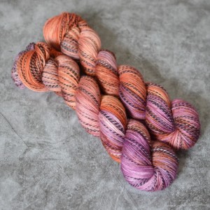 Zebra Sock - Kaolin Rose