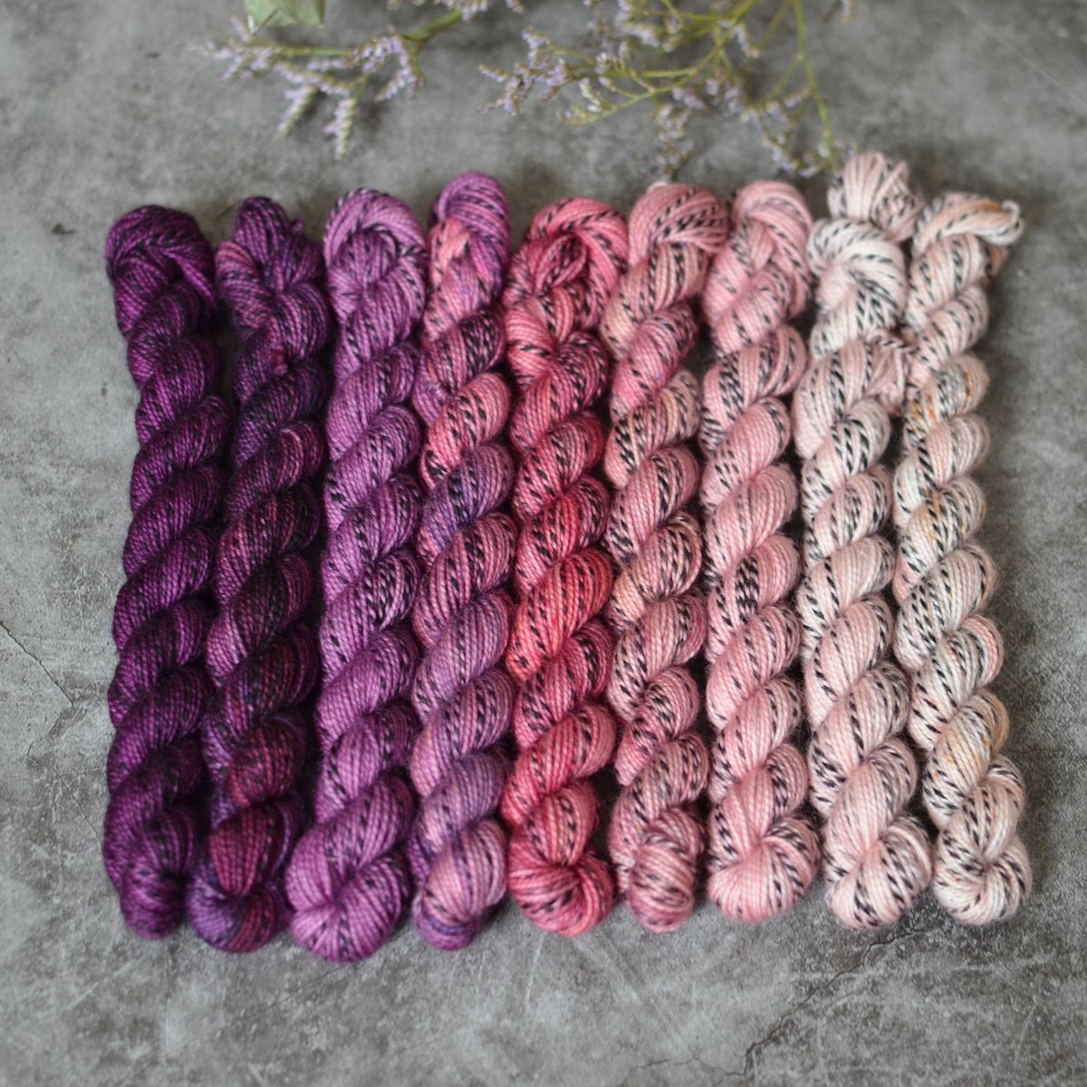 Fade set - Pink Devotion - Zebra sock minis
