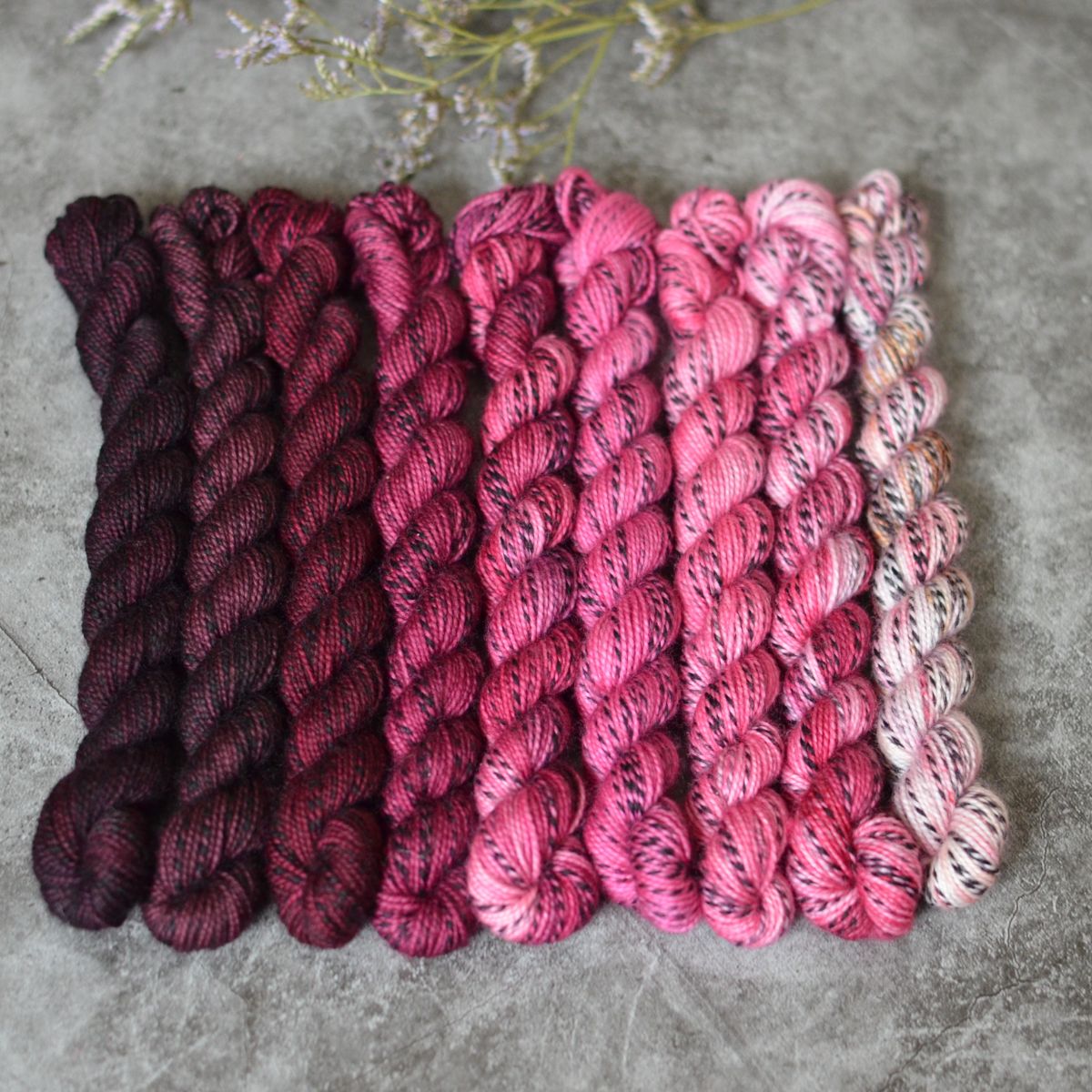 Fade set - Ruby Passion - Zebra sock minis