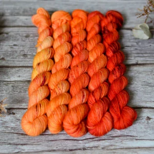 Fade set - Blood Orange - Platinum sock minis