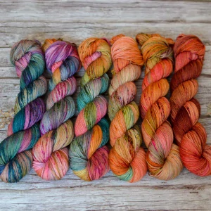 Fade set - Gardens of Babylon - merino fingering