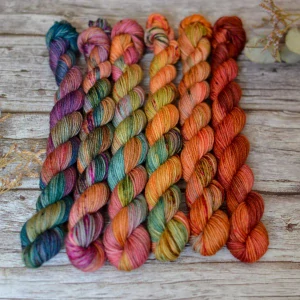 Fade set - Garden of Babylon - Platinum sock minis