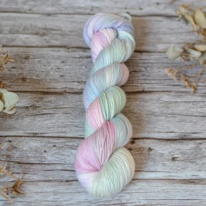 Platinum Sock - Frosted Petals