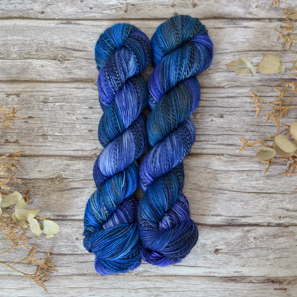 Zebra Sock - Royal Night