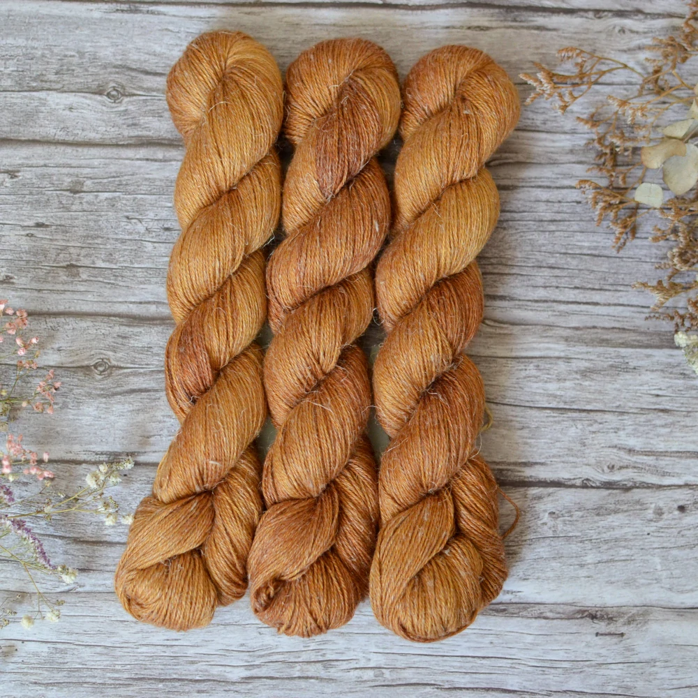 Alpaca Linen Silk - Mustard