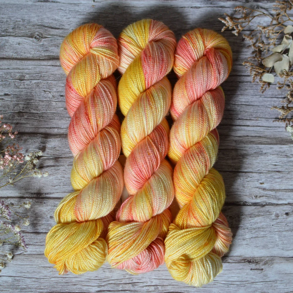 Merino silk 4ply - Spring Sunrise