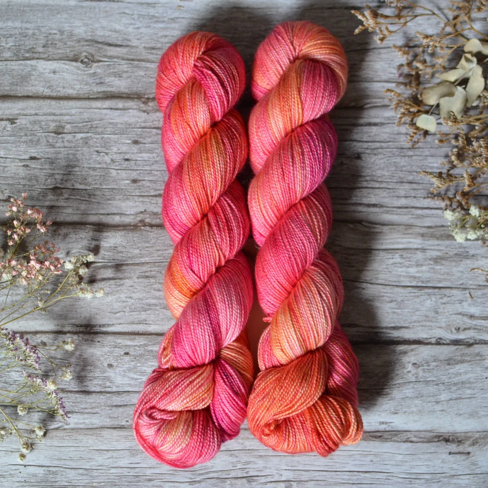 Merino silk 4ply - Tulip Kiss