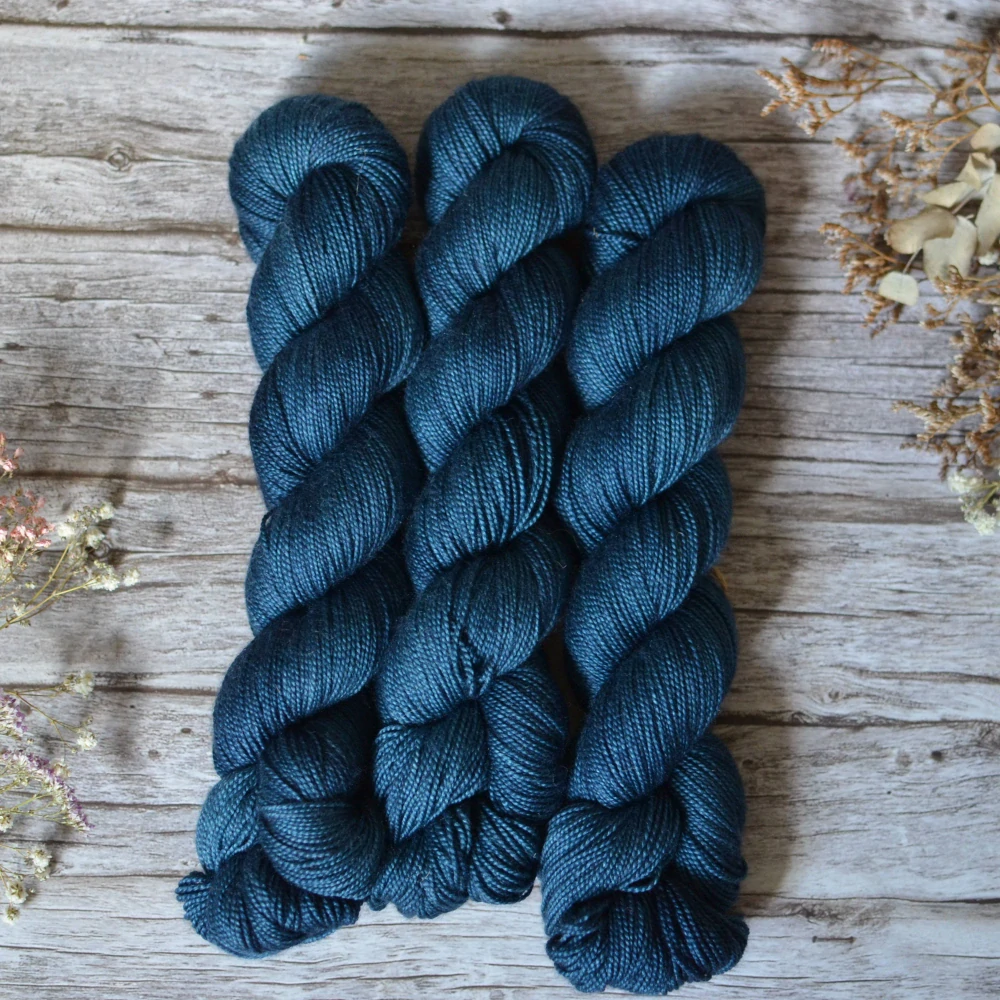 Merino silk 4ply - Petroleum