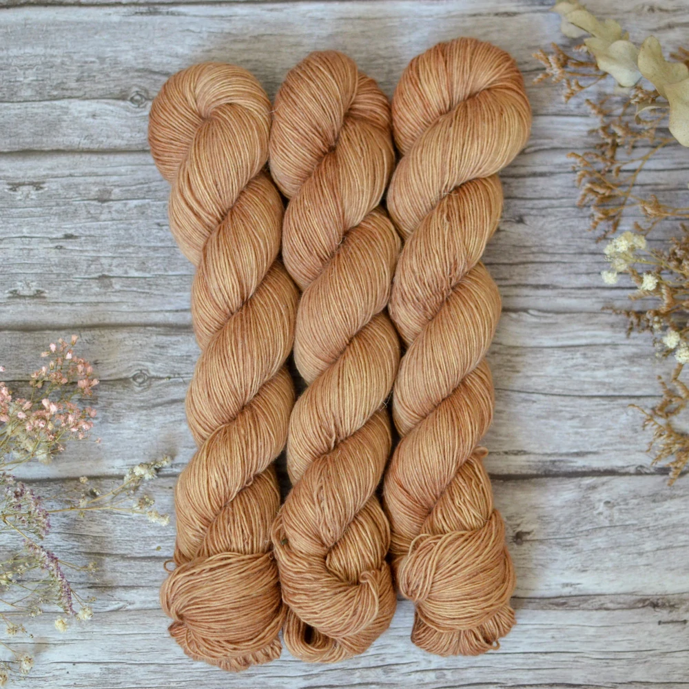 Merino Linen singles - Hazelnut