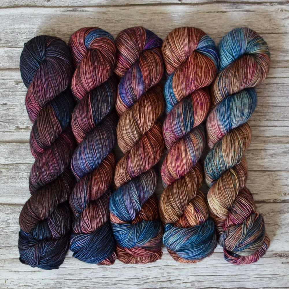 Fade set - AUTUMN REVERIE - merino singles