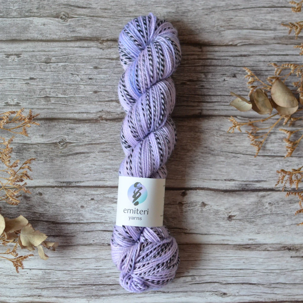 Zebra Sock DK - Periwinkle Sky