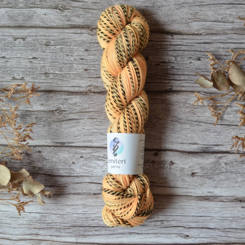 Zebra Sock DK - Papaya Pop