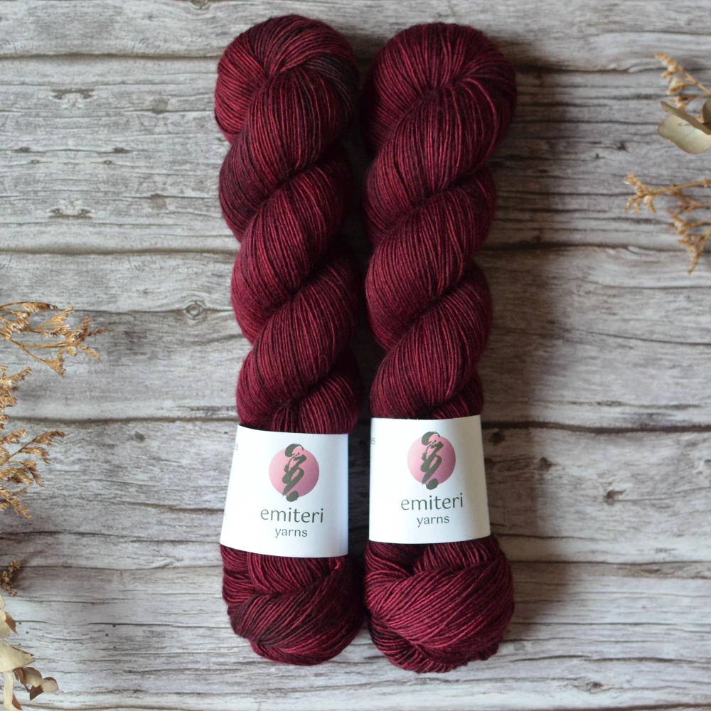 Merino singles - Dark Peony