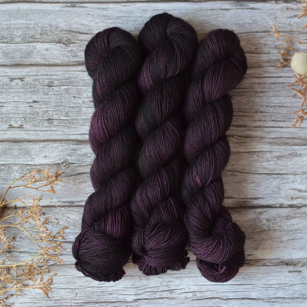 Merino singles - Aubergine
