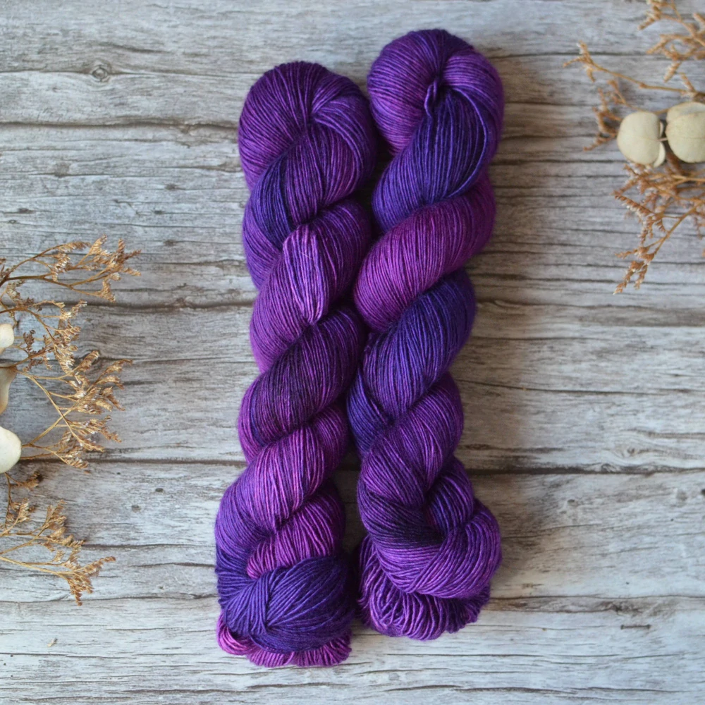 Merino singles - Electric Violet