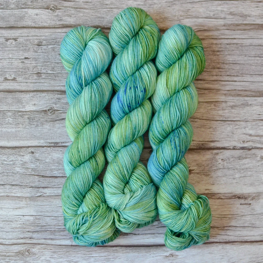 Merino fingering - Mountain Dew