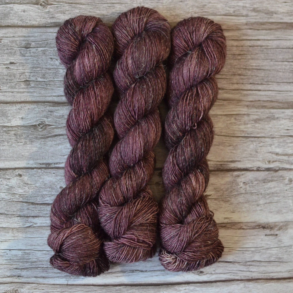 Merino Linen singles - Mahagony
