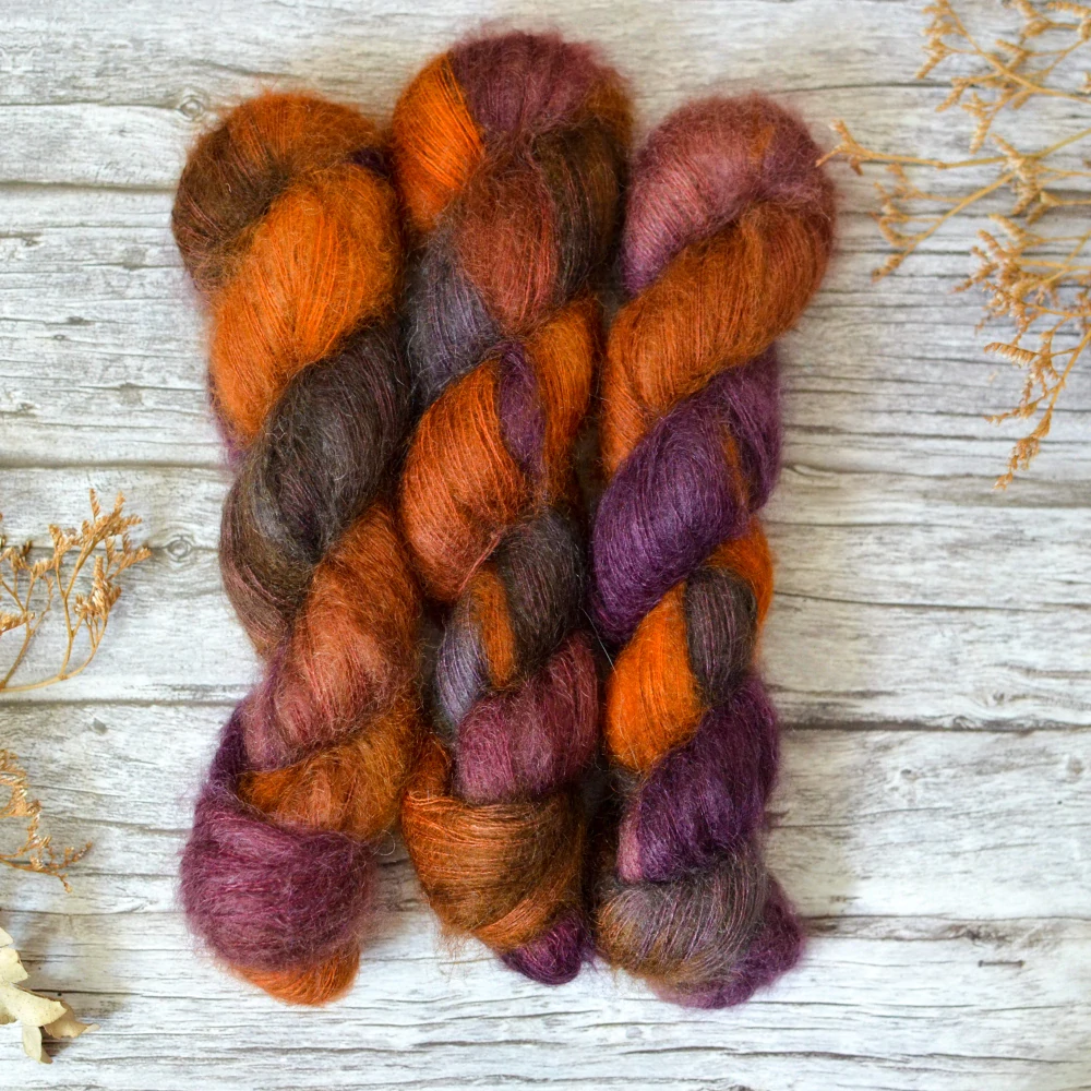 Mohair Silk - Ember Twilight