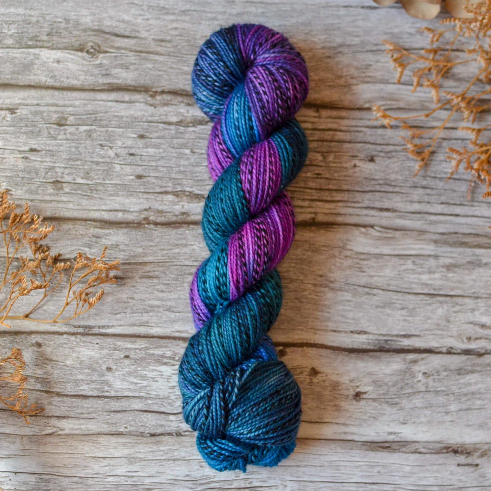 Zebra Sock DK - Peacock Pride