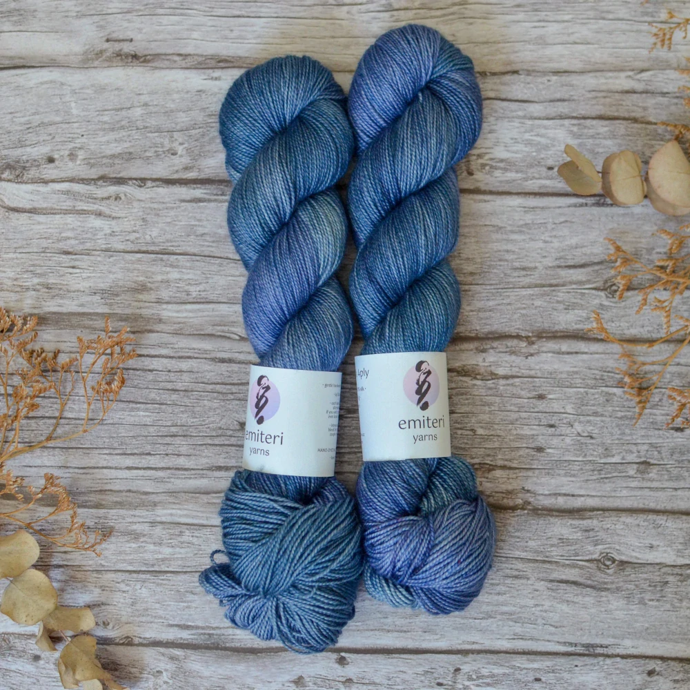 Merino silk 4ply - Denim
